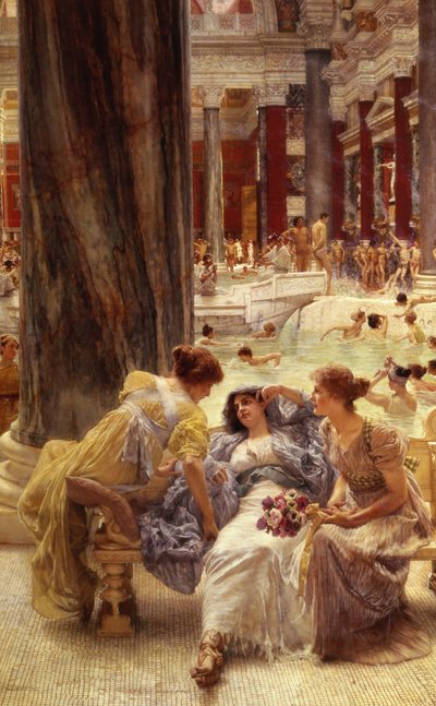 The Baths of Caracalla by Lawrence Alma Tadema